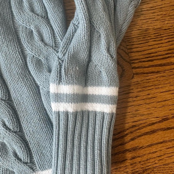 Prince Tennis Core Varsity Sweater Blue Gray โ Size Small - Picture 7 of 9